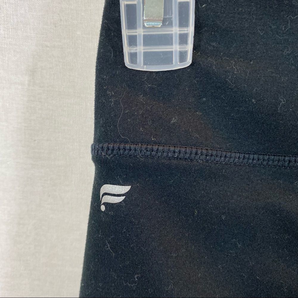 Fabletics Size Small Black Crisscross Mesh Cut Ou… - image 4